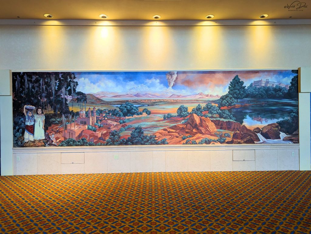 Artwork displayed inside the Convention Center at Disney's Coronado Springs.